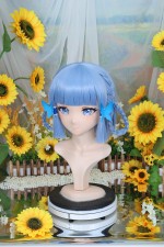 NFD Kigurumi Genshin Impact Kamisato Ayaka Head Shell Cosplay Accessories